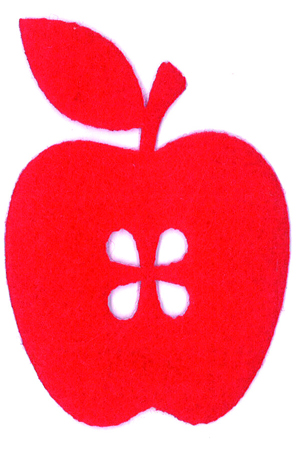Pomme, 4.9  /  6.2 cm.