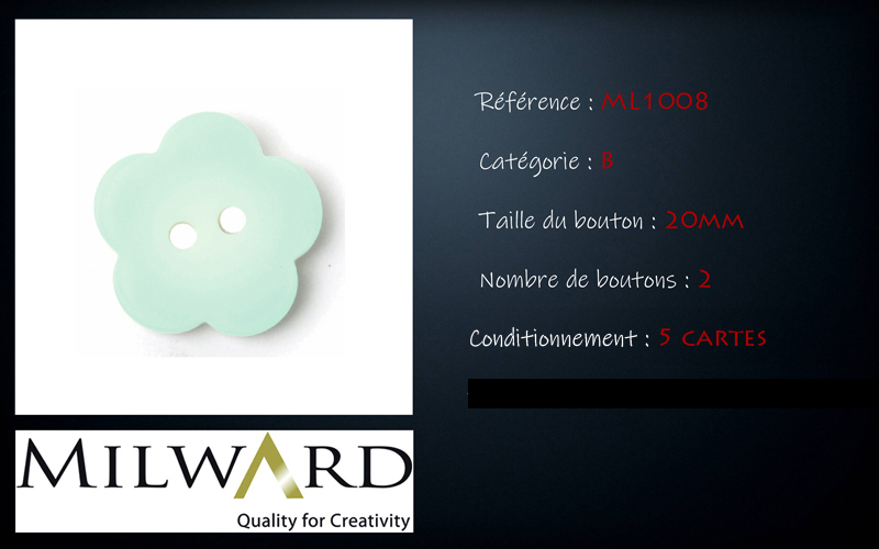 Boutons Milward - Code B, .