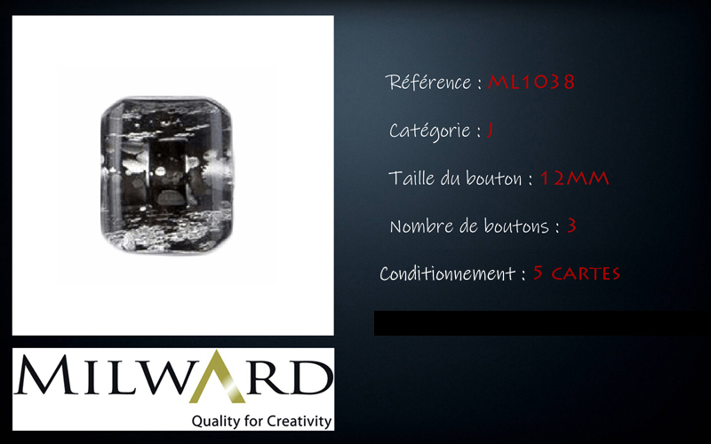Boutons Milward - Code J, .