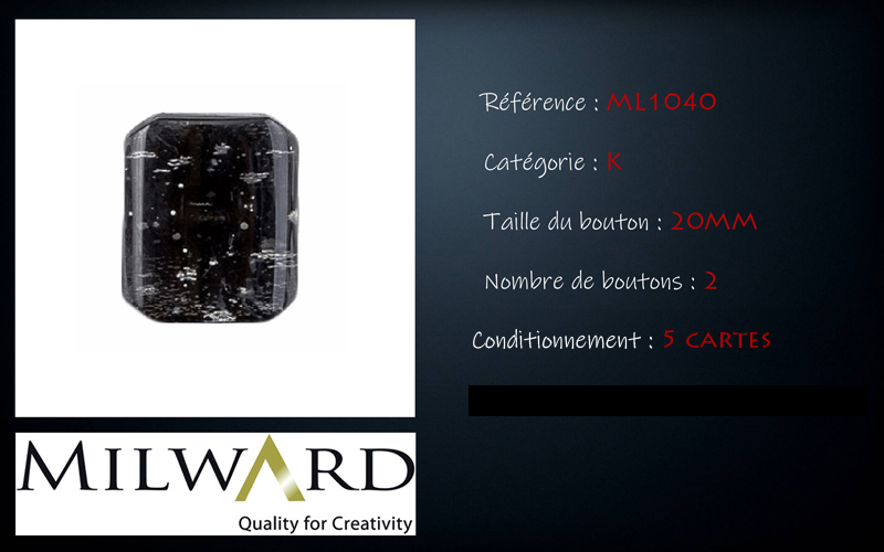 Boutons Milward - Code K, .
