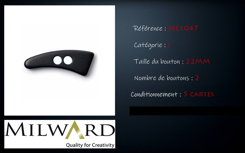 Boutons Milward - Code J, .