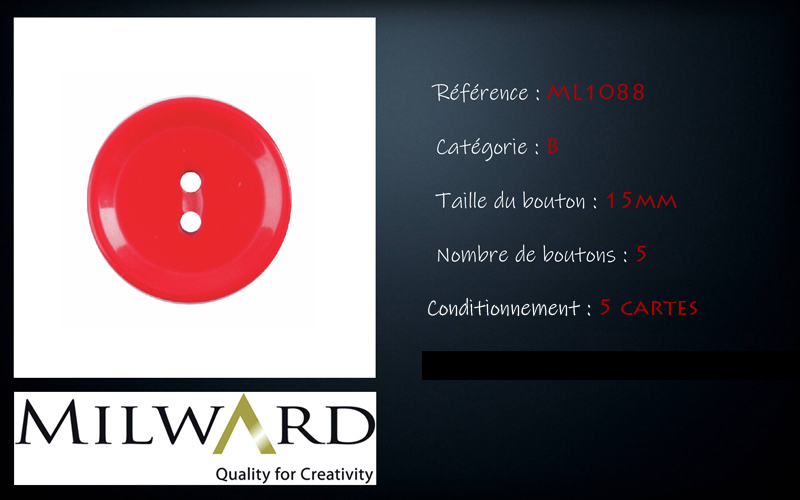 Boutons Milward - Code B, .