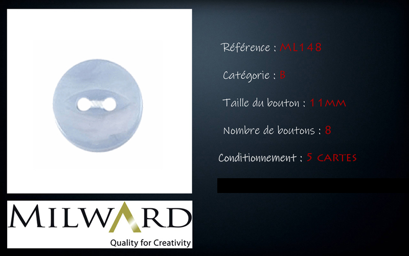 Boutons Milward - Code B, .