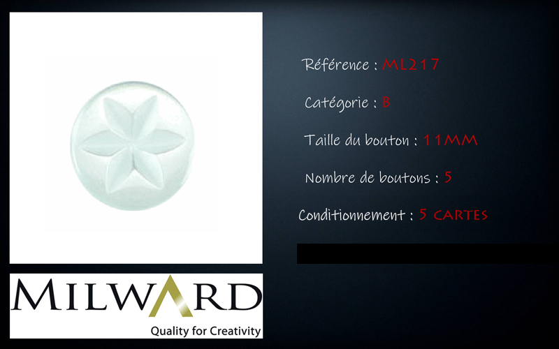 Boutons Milward - Code B, .