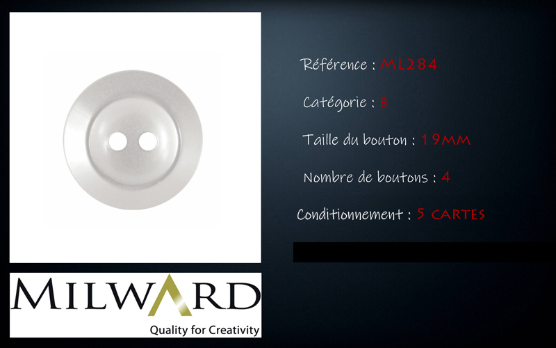 Boutons Milward - Code B, .