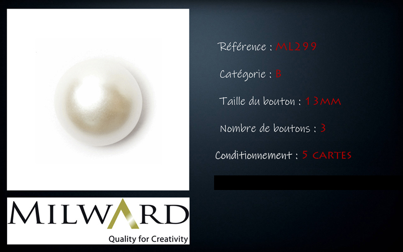 Boutons Milward - Code B, .