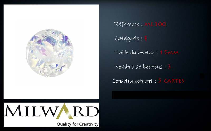 Boutons Milward - Code E, .