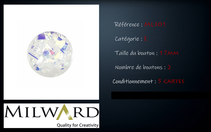Boutons Milward - Code E, .