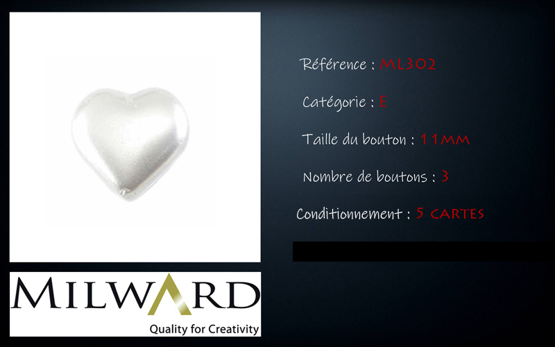 Boutons Milward - Code E, .