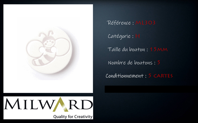 Boutons Milward - Code H, .