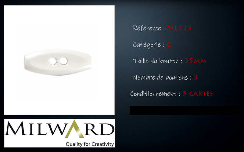 Boutons Milward - Code C, .