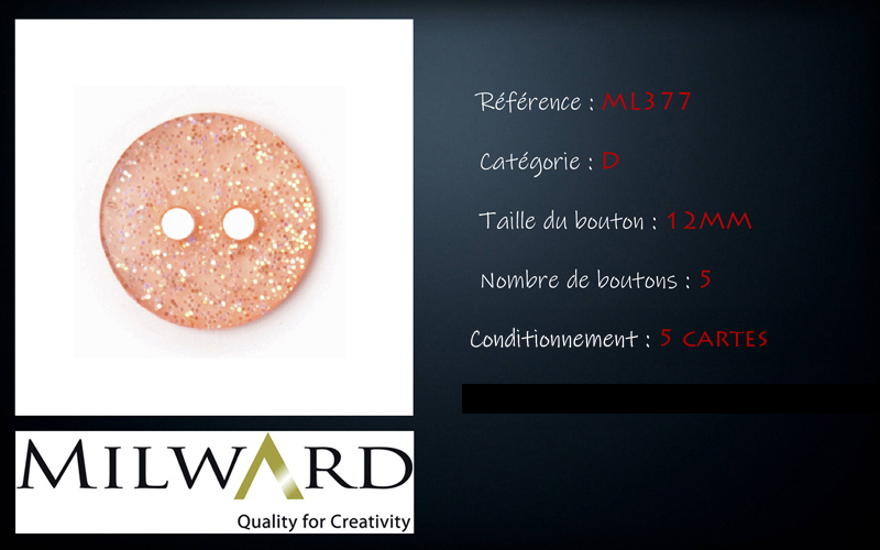 Boutons Milward - Code D, .