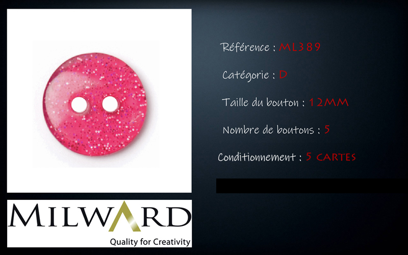 Boutons Milward - Code D, .
