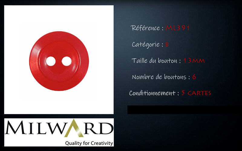 Boutons Milward - Code B, .