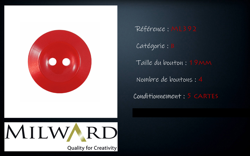 Boutons Milward - Code B, .