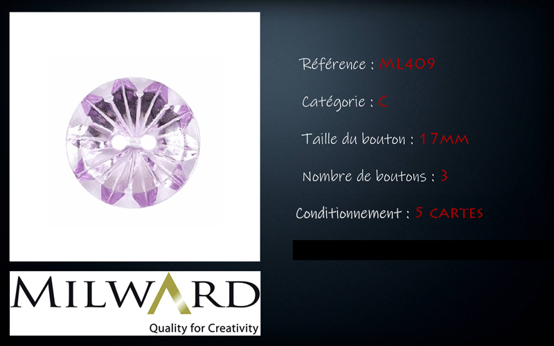 Boutons Milward - Code C, .