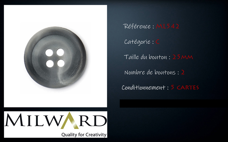 Boutons Milward - Code C, .