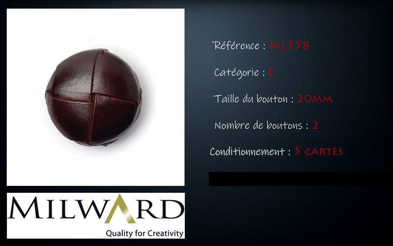 Boutons Milward - Code E, .