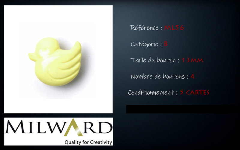 Boutons Milward - Code B, .