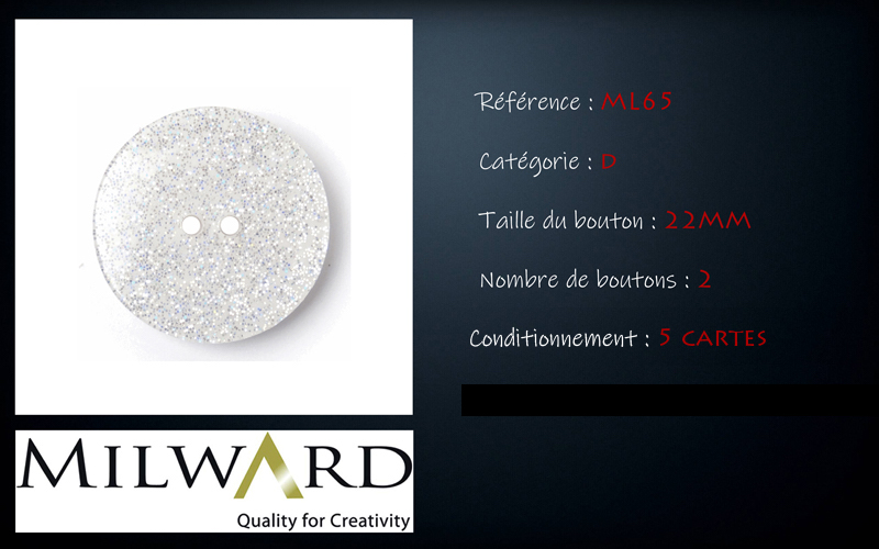 Boutons Milward - Code D, .