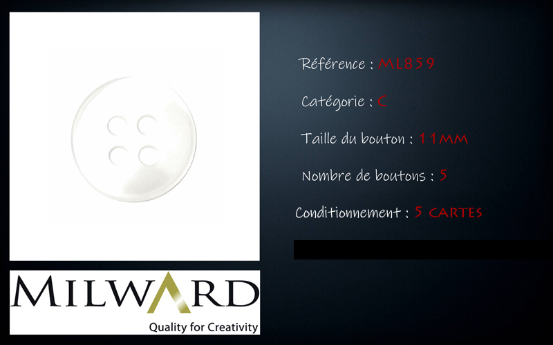 Boutons Milward - Code C, .