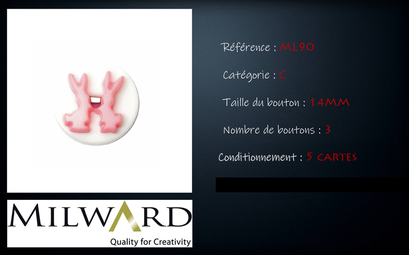 Boutons Milward - Code C, .