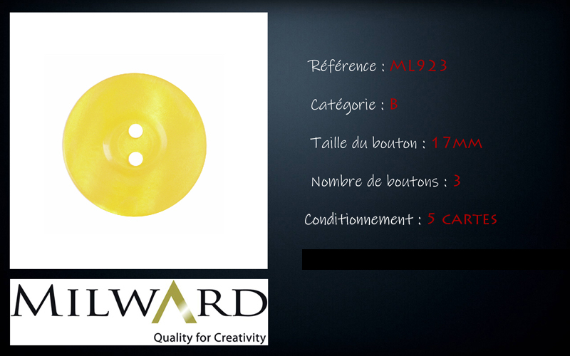Boutons Milward - Code B, .