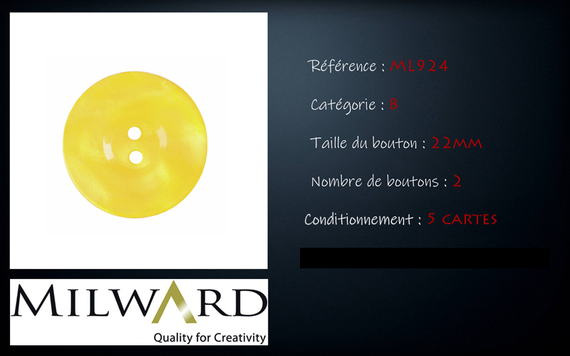 Boutons Milward - Code B, .