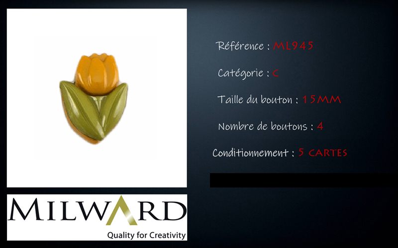 Boutons Milward - Code C, .