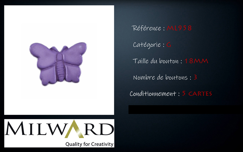 Boutons Milward - Code G, .