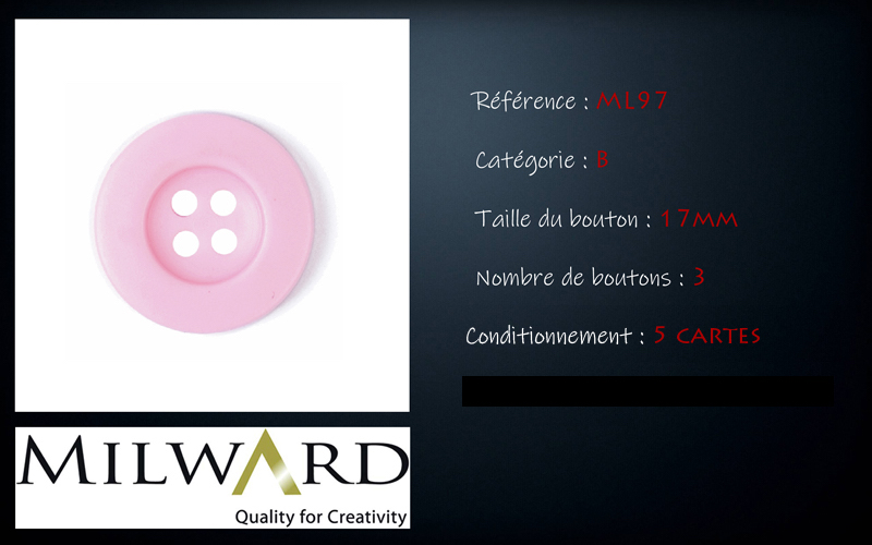 Boutons Milward - Code B, .