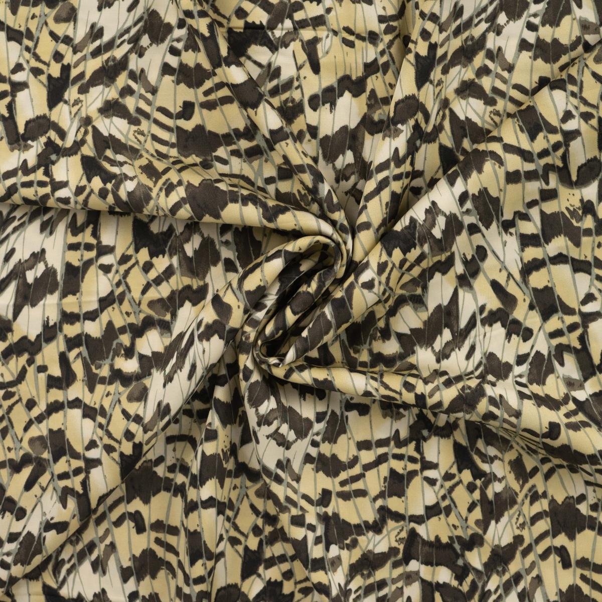 destockage Viscose Satinée Imprimée