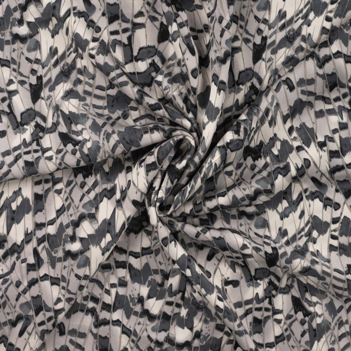 Viscose Satinée Imprimée, 145-150cm.
