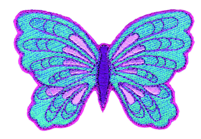 Papillon, 7  /  5 cm.