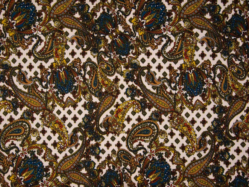 Destockage Viscose Twill Imprimée