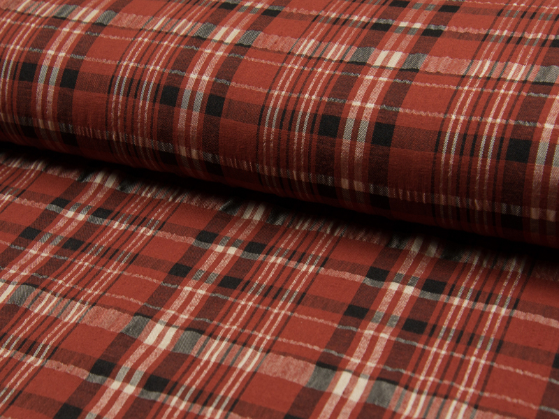 destockage Lin Coton Check