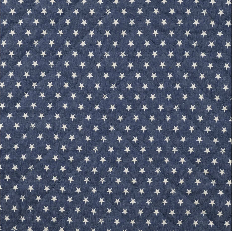 destockage Chambray Matelassée Imprimé